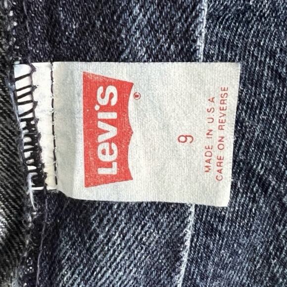 Vintage Levi’s 573 Ultra High Rise Flat Front Tapered Leg Brown Tab Jeans - Picture 8 of 9